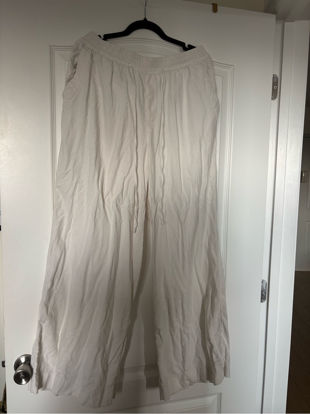 a new day Cream Wide-Leg Lounge Pants
